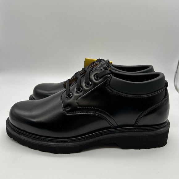 Herman Survivors Hefty Shoes Mens Size 10 Black Leather Work Oil‎ Resistant